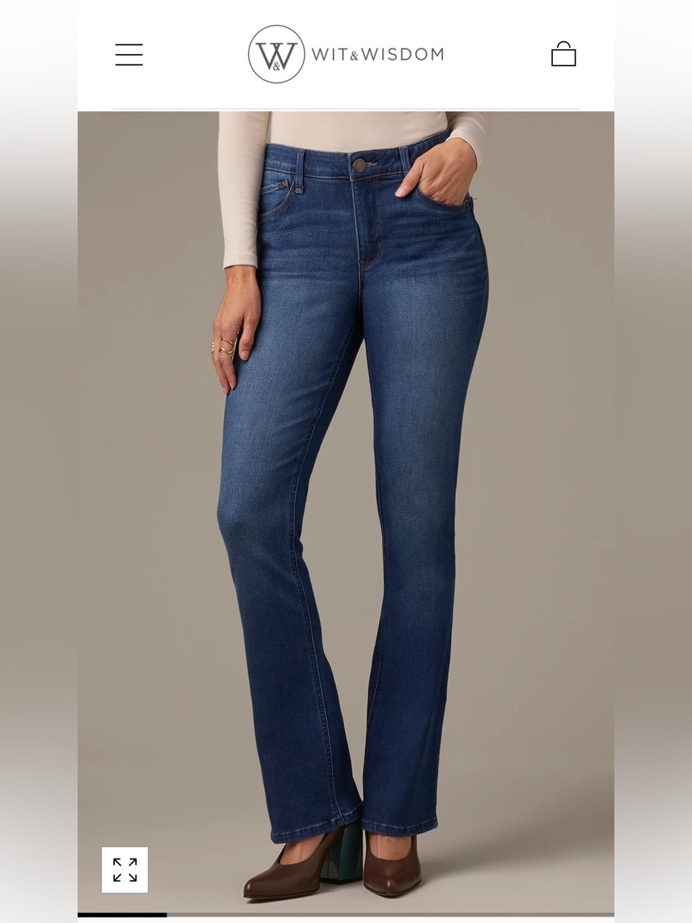 Wit and Wisdom Baby Boot cut, size 14